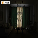 DIHIN HOME Pastoral Flowers Spliced Curtains，Blackout Grommet Window Curtain for Living Room ,52x63-inch,1 Panel Roman Shades Curtains Window Blinds custom curtains blackout curtains curtains for living room sheer curtains curtain fabric linen curtains kitchen curtains velvet curtains pinch pleat curtains bay window curtains outdoor curtains pleated curtains floral curtains dining room curtains kitchen valances drapes for bedroom patio curtains nursery curtains grommet curtains
