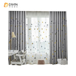 DIHIN HOME Pastoral Forest Embroideried,Blackout Grommet Window Curtain for Living Room ,52x63-inch,1 Panel Roman Shades Curtains Window Blinds custom curtains blackout curtains curtains for living room sheer curtains curtain fabric linen curtains kitchen curtains velvet curtains pinch pleat curtains bay window curtains outdoor curtains pleated curtains floral curtains dining room curtains kitchen valances drapes for bedroom patio curtains nursery curtains grommet curtains