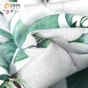 DIHIN HOME Pastoral Green Banana Tree Printed Curtains ,Blackout Grommet Window Curtain for Living Room ,52x63-inch,1 Panel Roman Shades Curtains Window Blinds custom curtains blackout curtains curtains for living room sheer curtains curtain fabric linen curtains kitchen curtains velvet curtains pinch pleat curtains bay window curtains outdoor curtains pleated curtains floral curtains dining room curtains kitchen valances drapes for bedroom patio curtains nursery curtains grommet curtains