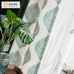 DIHIN HOME Pastoral Green Big Leaves Printed,Blackout Curtains Grommet Window Curtain for Living Room ,52x63-inch,1 Panel Roman Shades Curtains Window Blinds custom curtains blackout curtains curtains for living room sheer curtains curtain fabric linen curtains kitchen curtains velvet curtains pinch pleat curtains bay window curtains outdoor curtains pleated curtains floral curtains dining room curtains kitchen valances drapes for bedroom patio curtains nursery curtains grommet curtains