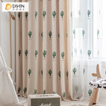 DIHIN HOME Pastoral Green Cactus Embroidered ,Blackout Grommet Window Curtain for Living Room ,52x63-inch,1 Panel Roman Shades Curtains Window Blinds custom curtains blackout curtains curtains for living room sheer curtains curtain fabric linen curtains kitchen curtains velvet curtains pinch pleat curtains bay window curtains outdoor curtains pleated curtains floral curtains dining room curtains kitchen valances drapes for bedroom patio curtains nursery curtains grommet curtains