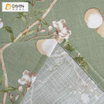 DIHIN HOME Pastoral Green Fabric Bird and Flower Printed Tablecloth For Rectangle Tables,Custom Washed Linen Tablecloth,Handmade Rectangle Table Cover Roman Shades Curtains Window Blinds custom curtains blackout curtains curtains for living room sheer curtains curtain fabric linen curtains kitchen curtains velvet curtains pinch pleat curtains bay window curtains outdoor curtains pleated curtains floral curtains dining room curtains kitchen valances drapes for bedroom patio curtains nursery curtains grommet 