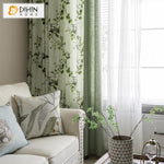 DIHIN HOME Pastoral Green Flowers Printed Curtains,Blackout Grommet Window Curtain for Living Room ,52x63-inch,1 Panel Roman Shades Curtains Window Blinds custom curtains blackout curtains curtains for living room sheer curtains curtain fabric linen curtains kitchen curtains velvet curtains pinch pleat curtains bay window curtains outdoor curtains pleated curtains floral curtains dining room curtains kitchen valances drapes for bedroom patio curtains nursery curtains grommet curtains