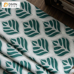 DIHIN HOME Pastoral Green Leaves Curtains ,Blackout Grommet Window Curtain for Living Room ,52x63-inch,1 Panel Roman Shades Curtains Window Blinds custom curtains blackout curtains curtains for living room sheer curtains curtain fabric linen curtains kitchen curtains velvet curtains pinch pleat curtains bay window curtains outdoor curtains pleated curtains floral curtains dining room curtains kitchen valances drapes for bedroom patio curtains nursery curtains grommet curtains