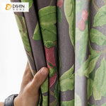 DIHIN HOME Pastoral Green Leaves Printed,Blackout Grommet Window Curtain for Living Room ,52x63-inch,1 Panel Roman Shades Curtains Window Blinds custom curtains blackout curtains curtains for living room sheer curtains curtain fabric linen curtains kitchen curtains velvet curtains pinch pleat curtains bay window curtains outdoor curtains pleated curtains floral curtains dining room curtains kitchen valances drapes for bedroom patio curtains nursery curtains grommet curtains