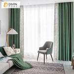 DIHIN HOME Pastoral Green Printed,Blackout Grommet Window Curtain for Living Room ,52x63-inch,1 Panel Roman Shades Curtains Window Blinds custom curtains blackout curtains curtains for living room sheer curtains curtain fabric linen curtains kitchen curtains velvet curtains pinch pleat curtains bay window curtains outdoor curtains pleated curtains floral curtains dining room curtains kitchen valances drapes for bedroom patio curtains nursery curtains grommet curtains