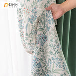 DIHIN HOME Pastoral Green Printed,Blackout Grommet Window Curtain for Living Room ,52x63-inch,1 Panel Roman Shades Curtains Window Blinds custom curtains blackout curtains curtains for living room sheer curtains curtain fabric linen curtains kitchen curtains velvet curtains pinch pleat curtains bay window curtains outdoor curtains pleated curtains floral curtains dining room curtains kitchen valances drapes for bedroom patio curtains nursery curtains grommet curtains