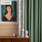 DIHIN HOME Pastoral Green Printed,Blackout Grommet Window Curtain for Living Room ,52x63-inch,1 Panel Roman Shades Curtains Window Blinds custom curtains blackout curtains curtains for living room sheer curtains curtain fabric linen curtains kitchen curtains velvet curtains pinch pleat curtains bay window curtains outdoor curtains pleated curtains floral curtains dining room curtains kitchen valances drapes for bedroom patio curtains nursery curtains grommet curtains
