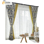 DIHIN HOME Pastoral Grey Leaves Printed Curtains,Blackout Grommet Window Curtain for Living Room ,52x63-inch,1 Panel Roman Shades Curtains Window Blinds custom curtains blackout curtains curtains for living room sheer curtains curtain fabric linen curtains kitchen curtains velvet curtains pinch pleat curtains bay window curtains outdoor curtains pleated curtains floral curtains dining room curtains kitchen valances drapes for bedroom patio curtains nursery curtains grommet curtains