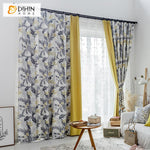 DIHIN HOME Pastoral Grey Leaves Printed Curtains,Blackout Grommet Window Curtain for Living Room ,52x63-inch,1 Panel Roman Shades Curtains Window Blinds custom curtains blackout curtains curtains for living room sheer curtains curtain fabric linen curtains kitchen curtains velvet curtains pinch pleat curtains bay window curtains outdoor curtains pleated curtains floral curtains dining room curtains kitchen valances drapes for bedroom patio curtains nursery curtains grommet curtains