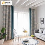 DIHIN HOME Pastoral Healthy Fabric Spliced Curtains，Blackout Grommet Window Curtain for Living Room ,52x63-inch,1 Panel Roman Shades Curtains Window Blinds custom curtains blackout curtains curtains for living room sheer curtains curtain fabric linen curtains kitchen curtains velvet curtains pinch pleat curtains bay window curtains outdoor curtains pleated curtains floral curtains dining room curtains kitchen valances drapes for bedroom patio curtains nursery curtains grommet curtains