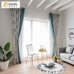 DIHIN HOME Pastoral Healthy Fabric Spliced Curtains，Blackout Grommet Window Curtain for Living Room ,52x63-inch,1 Panel Roman Shades Curtains Window Blinds custom curtains blackout curtains curtains for living room sheer curtains curtain fabric linen curtains kitchen curtains velvet curtains pinch pleat curtains bay window curtains outdoor curtains pleated curtains floral curtains dining room curtains kitchen valances drapes for bedroom patio curtains nursery curtains grommet curtains