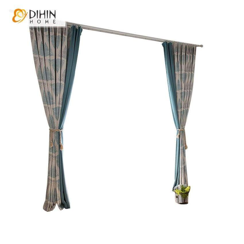 DIHIN HOME Pastoral Healthy Fabric Spliced Curtains，Blackout Grommet Window Curtain for Living Room ,52x63-inch,1 Panel Roman Shades Curtains Window Blinds custom curtains blackout curtains curtains for living room sheer curtains curtain fabric linen curtains kitchen curtains velvet curtains pinch pleat curtains bay window curtains outdoor curtains pleated curtains floral curtains dining room curtains kitchen valances drapes for bedroom patio curtains nursery curtains grommet curtains