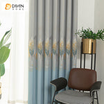 DIHIN HOME Pastoral High-end Leaves Jacquard Curtains,Grommet Window Curtain for Living Room ,52x63-inch,1 Panel Roman Shades Curtains Window Blinds custom curtains blackout curtains curtains for living room sheer curtains curtain fabric linen curtains kitchen curtains velvet curtains pinch pleat curtains bay window curtains outdoor curtains pleated curtains floral curtains dining room curtains kitchen valances drapes for bedroom patio curtains nursery curtains grommet curtains