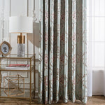 DIHIN HOME Pastoral High-precision Embroidery Blackout Curtains,Blackout Grommet Window Curtain for Living Room ,52x63-inch,1 Panel Roman Shades Curtains Window Blinds custom curtains blackout curtains curtains for living room sheer curtains curtain fabric linen curtains kitchen curtains velvet curtains pinch pleat curtains bay window curtains outdoor curtains pleated curtains floral curtains dining room curtains kitchen valances drapes for bedroom patio curtains nursery curtains grommet curtains