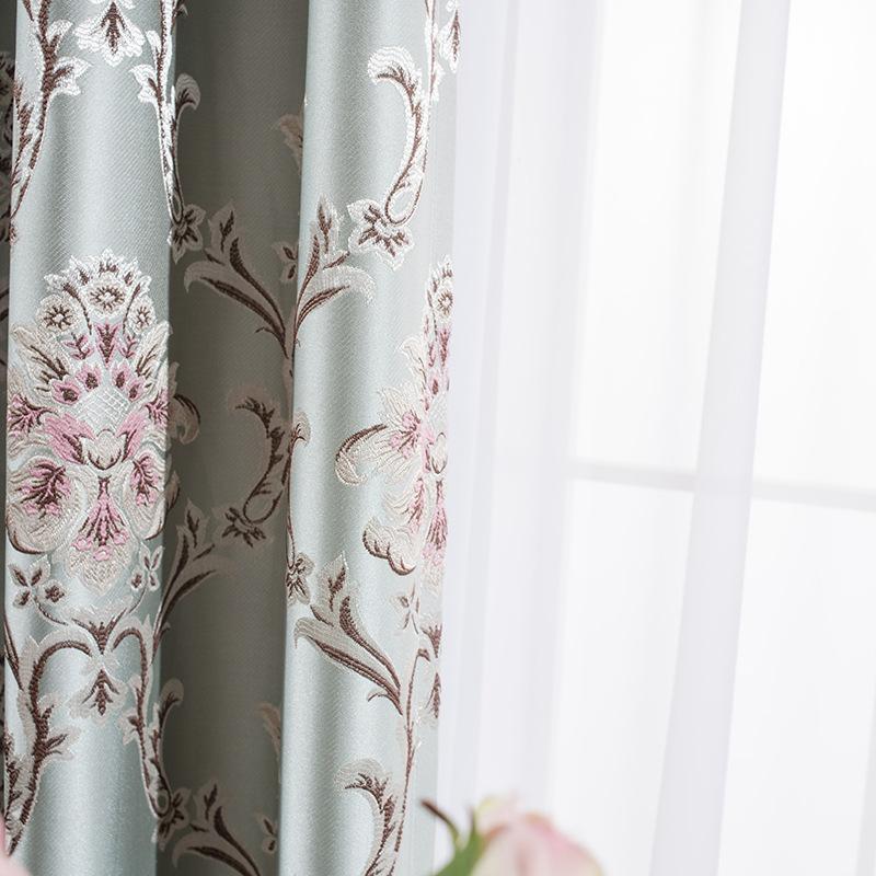 DIHIN HOME Pastoral High-precision Embroidery Blackout Curtains,Blackout Grommet Window Curtain for Living Room ,52x63-inch,1 Panel Roman Shades Curtains Window Blinds custom curtains blackout curtains curtains for living room sheer curtains curtain fabric linen curtains kitchen curtains velvet curtains pinch pleat curtains bay window curtains outdoor curtains pleated curtains floral curtains dining room curtains kitchen valances drapes for bedroom patio curtains nursery curtains grommet curtains