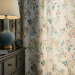 DIHIN HOME Pastoral High Quality Bird and Leaves Printed,Blackout Grommet Window Curtain for Living Room,1 Panel Roman Shades Curtains Window Blinds custom curtains blackout curtains curtains for living room sheer curtains curtain fabric linen curtains kitchen curtains velvet curtains pinch pleat curtains bay window curtains outdoor curtains pleated curtains floral curtains dining room curtains kitchen valances drapes for bedroom patio curtains nursery curtains grommet curtains