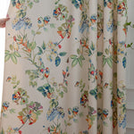 DIHIN HOME Pastoral High Quality Bird and Leaves Printed,Blackout Grommet Window Curtain for Living Room,1 Panel Roman Shades Curtains Window Blinds custom curtains blackout curtains curtains for living room sheer curtains curtain fabric linen curtains kitchen curtains velvet curtains pinch pleat curtains bay window curtains outdoor curtains pleated curtains floral curtains dining room curtains kitchen valances drapes for bedroom patio curtains nursery curtains grommet curtains