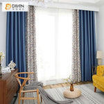 DIHIN HOME Pastoral High Quality Spliced Leaves Printed,Blackout Grommet Window Curtain for Living Room ,52x63-inch,1 Panel Roman Shades Curtains Window Blinds custom curtains blackout curtains curtains for living room sheer curtains curtain fabric linen curtains kitchen curtains velvet curtains pinch pleat curtains bay window curtains outdoor curtains pleated curtains floral curtains dining room curtains kitchen valances drapes for bedroom patio curtains nursery curtains grommet curtains