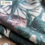 DIHIN HOME Pastoral Ink Flowers Spliced Curtains，Blackout Grommet Window Curtain for Living Room ,52x63-inch,1 Panel Roman Shades Curtains Window Blinds custom curtains blackout curtains curtains for living room sheer curtains curtain fabric linen curtains kitchen curtains velvet curtains pinch pleat curtains bay window curtains outdoor curtains pleated curtains floral curtains dining room curtains kitchen valances drapes for bedroom patio curtains nursery curtains grommet curtains