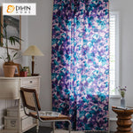 DIHIN HOME Pastoral Ink Rendering Purple Flowers Printed,Blackout Grommet Window Curtain for Living Room ,52x63-inch,1 Panel Roman Shades Curtains Window Blinds custom curtains blackout curtains curtains for living room sheer curtains curtain fabric linen curtains kitchen curtains velvet curtains pinch pleat curtains bay window curtains outdoor curtains pleated curtains floral curtains dining room curtains kitchen valances drapes for bedroom patio curtains nursery curtains grommet curtains