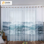 DIHIN HOME Pastoral Landscape Painting Printed,Sheer Curtain,Grommet Window Curtain for Living Room ,52x63-inch,1 Panel Roman Shades Curtains Window Blinds custom curtains blackout curtains curtains for living room sheer curtains curtain fabric linen curtains kitchen curtains velvet curtains pinch pleat curtains bay window curtains outdoor curtains pleated curtains floral curtains dining room curtains kitchen valances drapes for bedroom patio curtains nursery curtains grommet curtains