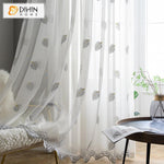 DIHIN HOME Pastoral Leaves Embroidered ,Sheer Curtain, Grommet Window Curtain for Living Room ,52x63-inch,1 Panel Roman Shades Curtains Window Blinds custom curtains blackout curtains curtains for living room sheer curtains curtain fabric linen curtains kitchen curtains velvet curtains pinch pleat curtains bay window curtains outdoor curtains pleated curtains floral curtains dining room curtains kitchen valances drapes for bedroom patio curtains nursery curtains grommet curtains