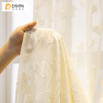 DIHIN HOME Pastoral Leaves Embroidered Sheer Curtain, Grommet Window Curtain for Living Room ,52x63-inch,1 Panel Roman Shades Curtains Window Blinds custom curtains blackout curtains curtains for living room sheer curtains curtain fabric linen curtains kitchen curtains velvet curtains pinch pleat curtains bay window curtains outdoor curtains pleated curtains floral curtains dining room curtains kitchen valances drapes for bedroom patio curtains nursery curtains grommet curtains