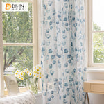 DIHIN HOME Pastoral Leaves Ink Printed,Sheer Curtain, Grommet Window Curtain for Living Room ,52x63-inch,1 Panel Roman Shades Curtains Window Blinds custom curtains blackout curtains curtains for living room sheer curtains curtain fabric linen curtains kitchen curtains velvet curtains pinch pleat curtains bay window curtains outdoor curtains pleated curtains floral curtains dining room curtains kitchen valances drapes for bedroom patio curtains nursery curtains grommet curtains