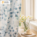 DIHIN HOME Pastoral Leaves Ink Printed,Sheer Curtain, Grommet Window Curtain for Living Room ,52x63-inch,1 Panel Roman Shades Curtains Window Blinds custom curtains blackout curtains curtains for living room sheer curtains curtain fabric linen curtains kitchen curtains velvet curtains pinch pleat curtains bay window curtains outdoor curtains pleated curtains floral curtains dining room curtains kitchen valances drapes for bedroom patio curtains nursery curtains grommet curtains
