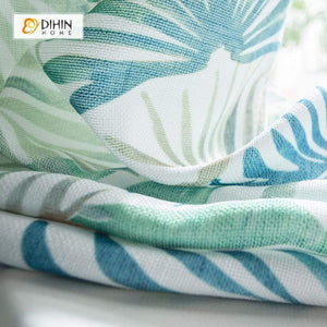 DIHIN HOME Pastoral Leaves Printed，Blackout Grommet Window Curtain for Living Room ,52x63-inch,1 Panel Roman Shades Curtains Window Blinds custom curtains blackout curtains curtains for living room sheer curtains curtain fabric linen curtains kitchen curtains velvet curtains pinch pleat curtains bay window curtains outdoor curtains pleated curtains floral curtains dining room curtains kitchen valances drapes for bedroom patio curtains nursery curtains grommet curtains