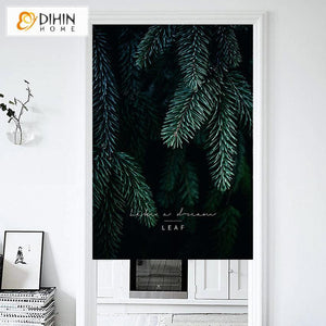 DIHIN HOME Pastoral Leaves Printed Japanese Noren Doorway Curtain Tapestry,Cotton Linen,Door Way Curtain Door Hanging Tapestry,33.5''Wx59''L,1 Panel Roman Shades Window Curtains Curtains Window Blinds Curtains Drapes linen drapery curtains and drapes windows drapes custom curtains blackout curtains curtains for living room window shades sheer curtains curtain fabric window treatments custom drapery