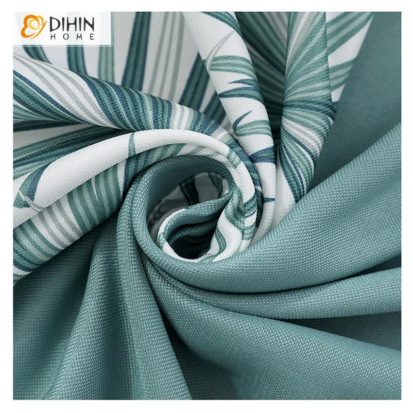 DIHIN HOME Pastoral Leaves Spliced Curtains，Blackout Grommet Window Curtain for Living Room ,52x63-inch,1 Panel Roman Shades Curtains Window Blinds custom curtains blackout curtains curtains for living room sheer curtains curtain fabric linen curtains kitchen curtains velvet curtains pinch pleat curtains bay window curtains outdoor curtains pleated curtains floral curtains dining room curtains kitchen valances drapes for bedroom patio curtains nursery curtains grommet curtains