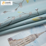 DIHIN HOME Pastoral Light Blue Twigs Printed,Blackout Grommet Window Curtain for Living Room ,52x63-inch,1 Panel Roman Shades Curtains Window Blinds custom curtains blackout curtains curtains for living room sheer curtains curtain fabric linen curtains kitchen curtains velvet curtains pinch pleat curtains bay window curtains outdoor curtains pleated curtains floral curtains dining room curtains kitchen valances drapes for bedroom patio curtains nursery curtains grommet curtains