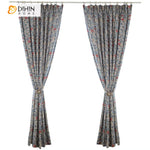 DIHIN HOME Pastoral Natural Cotton Linen Printed,Blackout Grommet Window Curtain for Living Room ,52x63-inch,1 Panel Roman Shades Curtains Window Blinds custom curtains blackout curtains curtains for living room sheer curtains curtain fabric linen curtains kitchen curtains velvet curtains pinch pleat curtains bay window curtains outdoor curtains pleated curtains floral curtains dining room curtains kitchen valances drapes for bedroom patio curtains nursery curtains grommet curtains
