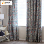 DIHIN HOME Pastoral Natural Cotton Linen Printed,Blackout Grommet Window Curtain for Living Room ,52x63-inch,1 Panel Roman Shades Curtains Window Blinds custom curtains blackout curtains curtains for living room sheer curtains curtain fabric linen curtains kitchen curtains velvet curtains pinch pleat curtains bay window curtains outdoor curtains pleated curtains floral curtains dining room curtains kitchen valances drapes for bedroom patio curtains nursery curtains grommet curtains