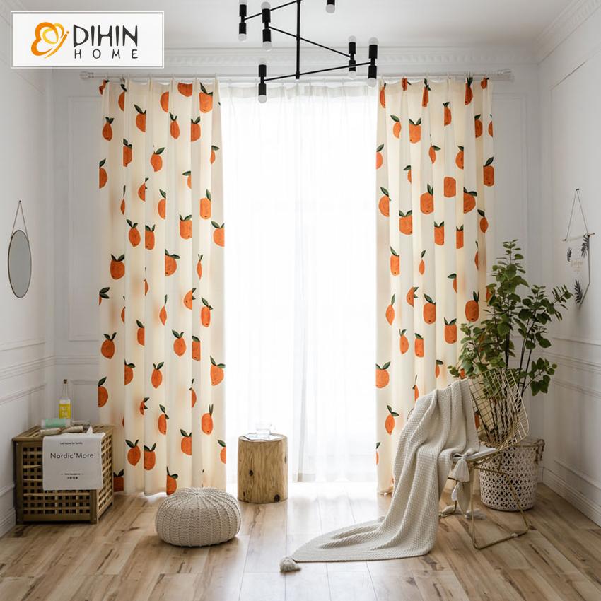 DIHIN HOME Pastoral Natural Fruits Printed,Blackout Grommet Window Curtain for Living Room ,52x63-inch,1 Panel Roman Shades Curtains Window Blinds custom curtains blackout curtains curtains for living room sheer curtains curtain fabric linen curtains kitchen curtains velvet curtains pinch pleat curtains bay window curtains outdoor curtains pleated curtains floral curtains dining room curtains kitchen valances drapes for bedroom patio curtains nursery curtains grommet curtains