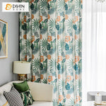 DIHIN HOME Pastoral Natural Leave and Flower Printed,Blackout Grommet Window Curtain for Living Room ,52x63-inch,1 Panel Roman Shades Curtains Window Blinds custom curtains blackout curtains curtains for living room sheer curtains curtain fabric linen curtains kitchen curtains velvet curtains pinch pleat curtains bay window curtains outdoor curtains pleated curtains floral curtains dining room curtains kitchen valances drapes for bedroom patio curtains nursery curtains grommet curtains