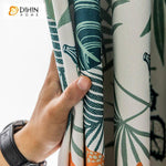 DIHIN HOME Pastoral Natural Leave and Flower Printed,Blackout Grommet Window Curtain for Living Room ,52x63-inch,1 Panel Roman Shades Curtains Window Blinds custom curtains blackout curtains curtains for living room sheer curtains curtain fabric linen curtains kitchen curtains velvet curtains pinch pleat curtains bay window curtains outdoor curtains pleated curtains floral curtains dining room curtains kitchen valances drapes for bedroom patio curtains nursery curtains grommet curtains