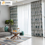 DIHIN HOME Pastoral Natural Leaves Printed Curtain,Blackout Grommet Window Curtain for Living Room,1 Panel Roman Shades Curtains Window Blinds custom curtains blackout curtains curtains for living room sheer curtains curtain fabric linen curtains kitchen curtains velvet curtains pinch pleat curtains bay window curtains outdoor curtains pleated curtains floral curtains dining room curtains kitchen valances drapes for bedroom patio curtains nursery curtains grommet curtains