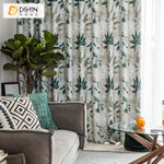 DIHIN HOME Pastoral Natural Leaves Printed Curtain,Blackout Grommet Window Curtain for Living Room,1 Panel Roman Shades Curtains Window Blinds custom curtains blackout curtains curtains for living room sheer curtains curtain fabric linen curtains kitchen curtains velvet curtains pinch pleat curtains bay window curtains outdoor curtains pleated curtains floral curtains dining room curtains kitchen valances drapes for bedroom patio curtains nursery curtains grommet curtains