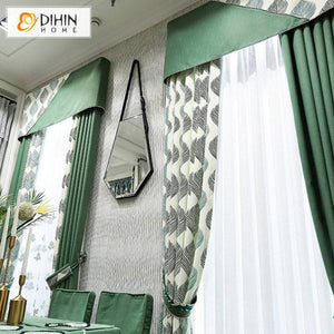 DIHIN HOME Pastoral Natural Leaves Printing,Blackout Curtains Grommet Window Curtain for Living Room ,52x84-inch,1 Panel Roman Shades Curtains Window Blinds custom curtains blackout curtains curtains for living room sheer curtains curtain fabric linen curtains kitchen curtains velvet curtains pinch pleat curtains bay window curtains outdoor curtains pleated curtains floral curtains dining room curtains kitchen valances drapes for bedroom patio curtains nursery curtains grommet curtains