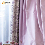 DIHIN HOME Pastoral Natural Pink With Leaves Printed,Blackout Grommet Window Curtain for Living Room ,52x63-inch,1 Panel Roman Shades Curtains Window Blinds custom curtains blackout curtains curtains for living room sheer curtains curtain fabric linen curtains kitchen curtains velvet curtains pinch pleat curtains bay window curtains outdoor curtains pleated curtains floral curtains dining room curtains kitchen valances drapes for bedroom patio curtains nursery curtains grommet curtains