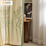 DIHIN HOME Pastoral Natural Tree Printed,Blackout Grommet Window Curtain for Living Room,1 Panel Roman Shades Curtains Window Blinds custom curtains blackout curtains curtains for living room sheer curtains curtain fabric linen curtains kitchen curtains velvet curtains pinch pleat curtains bay window curtains outdoor curtains pleated curtains floral curtains dining room curtains kitchen valances drapes for bedroom patio curtains nursery curtains grommet curtains