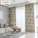DIHIN HOME Pastoral Nature Flowers Printed,Blackout Grommet Window Curtain for Living Room Roman Shades Curtains Window Blinds custom curtains blackout curtains curtains for living room sheer curtains curtain fabric linen curtains kitchen curtains velvet curtains pinch pleat curtains bay window curtains outdoor curtains pleated curtains floral curtains dining room curtains kitchen valances drapes for bedroom patio curtains nursery curtains grommet curtains
