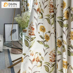 DIHIN HOME Pastoral Nature Flowers Printed,Blackout Grommet Window Curtain for Living Room Roman Shades Curtains Window Blinds custom curtains blackout curtains curtains for living room sheer curtains curtain fabric linen curtains kitchen curtains velvet curtains pinch pleat curtains bay window curtains outdoor curtains pleated curtains floral curtains dining room curtains kitchen valances drapes for bedroom patio curtains nursery curtains grommet curtains