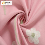 DIHIN HOME Pastoral Pink Color Embroidered Curtains,Blackout Grommet Window Curtain for Living Room ,52x63-inch,1 Panel Roman Shades Curtains Window Blinds custom curtains blackout curtains curtains for living room sheer curtains curtain fabric linen curtains kitchen curtains velvet curtains pinch pleat curtains bay window curtains outdoor curtains pleated curtains floral curtains dining room curtains kitchen valances drapes for bedroom patio curtains nursery curtains grommet curtains