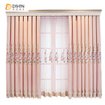 DIHIN HOME Pastoral Pink Color Embroidered Valance,Blackout Curtains Grommet Window Curtain for Living Room ,52x84-inch,1 Panel Roman Shades Curtains Window Blinds custom curtains blackout curtains curtains for living room sheer curtains curtain fabric linen curtains kitchen curtains velvet curtains pinch pleat curtains bay window curtains outdoor curtains pleated curtains floral curtains dining room curtains kitchen valances drapes for bedroom patio curtains nursery curtains grommet curtains