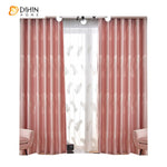 DIHIN HOME Pastoral Pink Color Feather Printed,Blackout Grommet Window Curtain for Living Room ,52x63-inch,1 Panel Roman Shades Curtains Window Blinds custom curtains blackout curtains curtains for living room sheer curtains curtain fabric linen curtains kitchen curtains velvet curtains pinch pleat curtains bay window curtains outdoor curtains pleated curtains floral curtains dining room curtains kitchen valances drapes for bedroom patio curtains nursery curtains grommet curtains