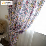 DIHIN HOME Pastoral Pink Color Lemon Trees Printed,Blackout Grommet Window Curtain for Living Room ,52x63-inch,1 Panel Roman Shades Curtains Window Blinds custom curtains blackout curtains curtains for living room sheer curtains curtain fabric linen curtains kitchen curtains velvet curtains pinch pleat curtains bay window curtains outdoor curtains pleated curtains floral curtains dining room curtains kitchen valances drapes for bedroom patio curtains nursery curtains grommet curtains